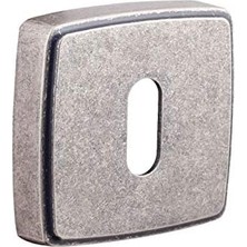 Mabeyn Osm Mat Gümüş Kare Çizgili Rozet Kapağı Oda