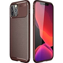 Mabeyn Coverzone 13 Ile Uyumlu Kılıf Karbon Delüx Tpu Silikon Kahverengi