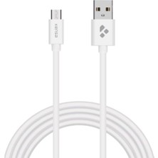 Mabeyn Micro USB Hızlı Aktarım Şarj Kablosu – 1 M Uzunlukta Mikro-Usb Şarj ve Veri Kablosu, 2.4 Amper