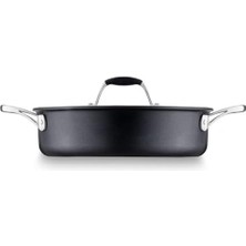 Mabeyn Jumbo New Moment Diamond Siyah Basık Tencere 26 cm