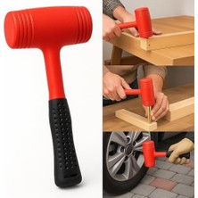 Mabeyn Çift Renkli Lastik Tokmak, Sert Plastik Başlık, Iz Bırakmaz, Ergonomik Kaymaz Saplı, Kaporta Işleri, Süpürgelik Montajı, Marangozluk ve Işleri Için Uygun, Dayanıklı El Aleti (60 Mm)