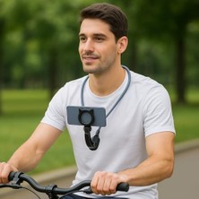 Mabeyn ile Uyumlu Magnetic Telefon Tutucu ve Aksiyon Kamera Boyun Askısı Gezi Seyahat ve Sürüşlerde Kullanmak Için Boyundan Kayıt Aparatı Cep Telefonu Boyun Tutucu Kullanımı Kolay CD-3502