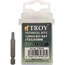 Mabeyn T 22245 Torx Uç Seti, T25 x 50 mm