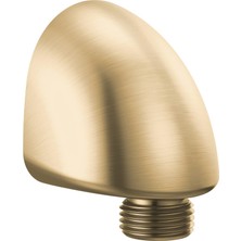 Mabeyn Delta Faucet 50560-CZ-PR Evrensel Duş Bileşenleri Duvar Dirseği, Lumicoat Şampanya Bronz