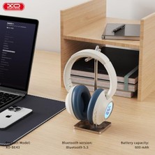 Mabeyn Xo Is Beauty Rgb Kablosuz Kulak Üstü Katlanabilir Kulaklık BE43 – Bluetooth 5.3 | 600 Mah | 30 Saat Pil Ömrü, Rgb Aydınlatma, Ultra Konforlu Pedler ve Hızlı Şarj, Beyaz