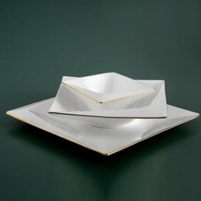 Mabeyn Jumbo Fold Gold 58 Parça 12 Kişilik Yemek Takımı