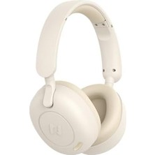 Mabeyn H655BT Hybrid Anc Kulaküstü Bluetooth Kulaklık - 65 Saat Batarya, Enc, Anc, Çift Cihaz Desteği Bej