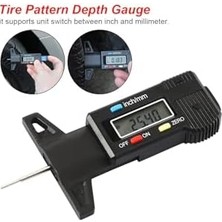 Mabeyn Elektronik Dijital Lastik Diş Derinlik Kumpası Ölçer CIN307
