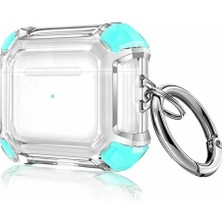 Mabeyn Vivid 3. Nesil Ile Uyumlu Darbe Emici Köşeli Zırh Kulaklık Kılıfı, Yeşil