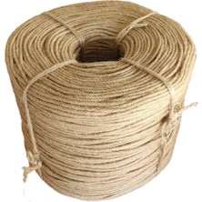 Mabeyn Jüt Ipi Hasır Ipi Kırnap Ipi Kendir Ipi Ipi - Süsleme Hobi El Işi Jüt Ip Hasır Ip (4 Mm, Metre, 100)