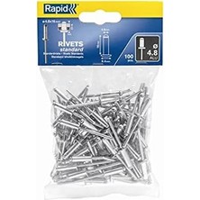 Mabeyn Rapid 5000380 Perçin Ø4.8X10MM Alüminyum 100 Adet