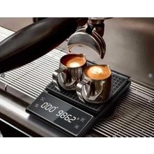 Mabeyn Hassas Kahve Tartısı,dijital Akıllı Kahve Terazisi,0.1g Tartım Oz/ml/g Cinsinden Yüksek Hassasiyetli Ölçümler Pour Over ve Damlama Kahve Için