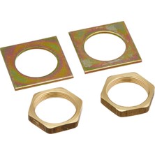 Mabeyn RP9519 Somunlar ve Yıkayıcılar, 2'li Paket, Krom