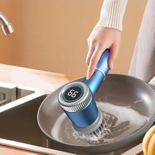 Mabeyn Mio CB160 Yeni Nesil 2000MAH Çok Amaçlı Şarjlı Temizlik Fırçası - Gri