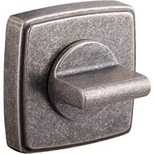 Mabeyn Osm Mat Gümüş Kare Çizgili Rozet Kapağı Wc