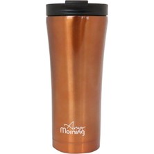 Mabeyn Any Morning 450 ml Paslanmaz Çelik Termos Mug, Sızdırmaz Kapak, Bakır SI231905