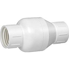 Mabeyn Homewerks VCKP40B7B Sıralı Çek Valf, x Dişi Dişli, Pvc Çizelge 40, 1-1/2-Inç, 1,5-Inç, Beyaz