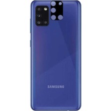 Mabeyn Galaxy A31 Ile Uyumlu 3D Kamera Camı Çerçeveli Lens Koruma Koruyucu