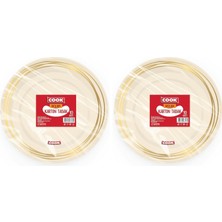 Mabeyn Cook Karton Tabak, Orta Boy 19 cm 10'lu 2li Paket