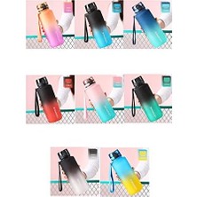 Mabeyn Uzspace Motivasyon Matarası 1500 ml Mega Büyük Boy Çift Renk 8 Farklı Renk