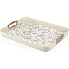 Mabeyn Vip Ahmet Dikdörtgen Baskılı Tepsi, Kumsal