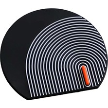 Mabeyn Lavabo Koku Önleyici, Siyah Beyaz Çizgili Tasarım, Banyo ve Mutfak Için Dekoratif Drenaj Kapağı