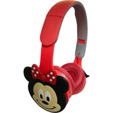Mabeyn Minnie Mouse Kablosuz Bluetooth Katlanabilir Kulaküstü Kulaklık