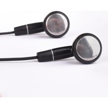 Mabeyn K105 Stereo 130 cm Klasik Çivi Jack Efsane Düz Model Dahili Mikrofonlu Kablolu Hifi Hd Ses Kablolu Kulaklık (Siyah)