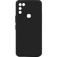Mabeyn Infinix Hot 10 Play ile Uyumlu Kılıf Biye Yumuşak Silikon Siyah