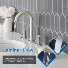 Mabeyn Sıhhi Tesisat Parma Hattı Iki Kollu Geniş Lavabo Bataryası