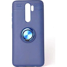 Mabeyn 8 Pro ile Uyumlu Kılıf Yüzüklü Magnetli Ravel Mavi