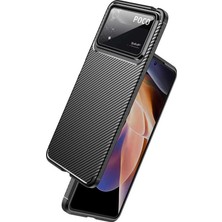 Mabeyn X4 Pro 5g Ile Uyumlu Kılıf Karbon Tasarım, Parmak Izi Yapmayan Özellik Ultra Slimfit Yapı Delüx Tpu Silikon Dlx X4 Pro 5g Ile Uyumlu Kılıf Lacivert