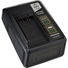 Mabeyn Power 18 V Hızlı Şarj Cihazı Pil (44 Dakikada Yüzde 80 Akü Şarjı, 18 V/2,5 Ah ve 18 V/5,0 Ah, Duvar Askısı Dahil)