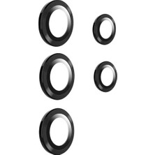 Mabeyn Galaxy S22 Ultra Ile Uyumlu Kamera Lens Koruyucu, Siyah