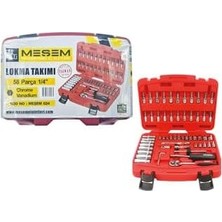 Mabeyn 58 Parça 1/4 Inç Lokma Takımı, Profesyonel El Aleti Seti, Model 024