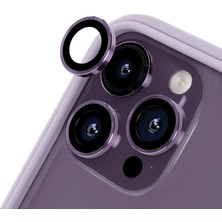 Mabeyn 12 Pro Max Ile Uyumlu Kamera Koruyucu Lens, Hd Kalite, Mor