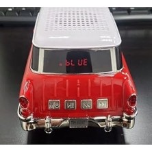 Mabeyn Antika Araba Chevy Bluetooth Hoparlör Ev Dekoratif Parlak Araba Şekilli Tf USB Fm Aux WS-1955 (Siyah)