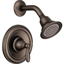 Mabeyn Moen T2152EPORB Brantford Positemp Shower Trim Kit Without Valve, Oil-Rubbed Bronze