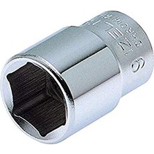 Mabeyn 1110060018 3/8" Altı Köşe Lokma Anahtar, Krom, 18 mm