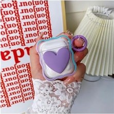 Mabeyn (4464) Lila Koruyucu Kalpli Kulaklık Kılıfı ile Uyumlu