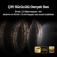 Mabeyn Freebuds Pro 4，çift Sürücülü Gerçek Ses，net ve Stabil Görüşmeler，akıllı ve Dinamik Aktif Gürültü Engelleme，kafa Hareketleri ile Kontrol，ios ve ile Uyumlu, Yeşil