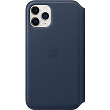 Mabeyn 11 Pro Için Deri Folyo Kılıf - Derin Mavi