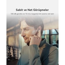 Mabeyn Freebuds Pro 5 Kulaklık, Iş ve Ofis Için Çift Sürücülü Yapay Zeka Gürültü Engelleme Sürükleyici Ses ve Sabit Form, Etkileyici Ses Deneyimi, Stabil Görüşmeler, IP57, 38 Saat Pil Ömrü, Gri