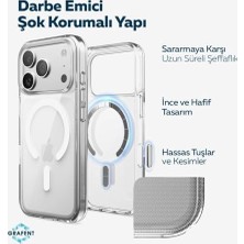 Mabeyn 17 Pro Max Şeffaf Uyumlu Geç Sararan Darbe Emici Koruyucu Premium Kılıf