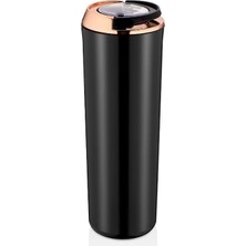 Mabeyn Vip Ahmet Lüks Yuvarlak Vakumlu Saklama Kabı, Siyah 2'li 1750 ml