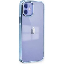 Mabeyn 11 ile Uyumlu Kılıf Sararmaz Şeffaf Mika Kapak Mavi Açık