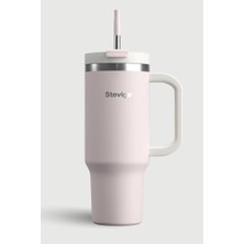 Mabeyn 2 Moods Tuck-In Tumbler Sızdırmaz Çelik Termos 900 ml Petal Pink ST-241