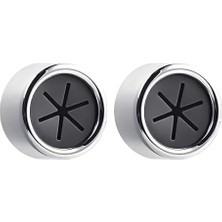 Mabeyn Kendinden Yapışkanlı Duvar Havlu Askısı | 2'li Set | Siyah-Gri