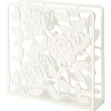 Mabeyn Ikea Çelik Toz Boya Peçetelik (Beyaz, 16X16 Cm)