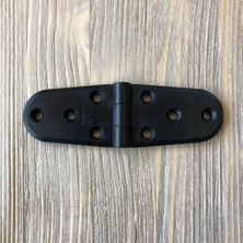 Mabeyn Plastik Oval Menteşe 11CM (2 Adet) Siyah